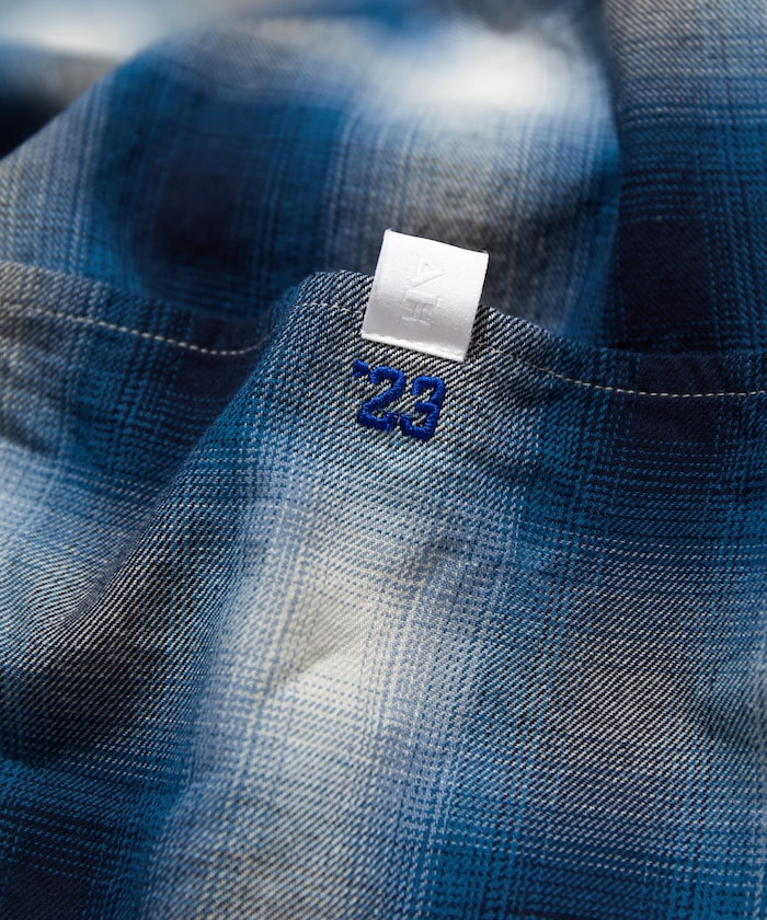 CAHLUMN 口袋格紋襯衫