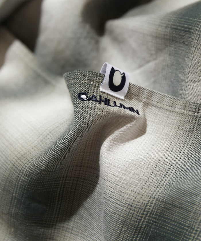 CAHLUMN 口袋格紋襯衫