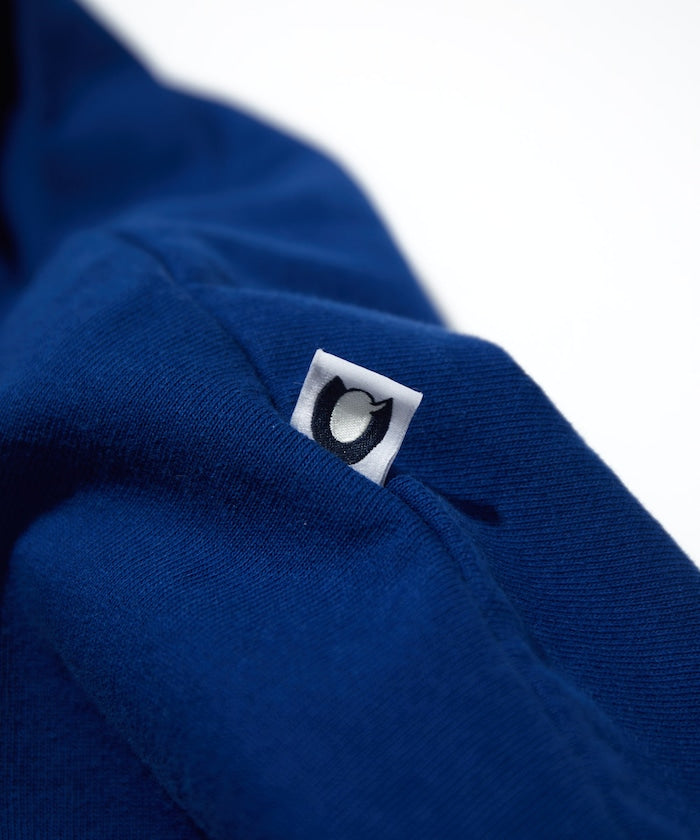 CAHLUMN Heavy weight Jersey Mock Neck L/S Print Tee厚磅棉質長袖logo大學T