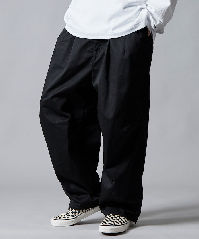 FREAK'S STORE Wide Silhouette Military Circus Pants 寬版軍裝風錐形褲