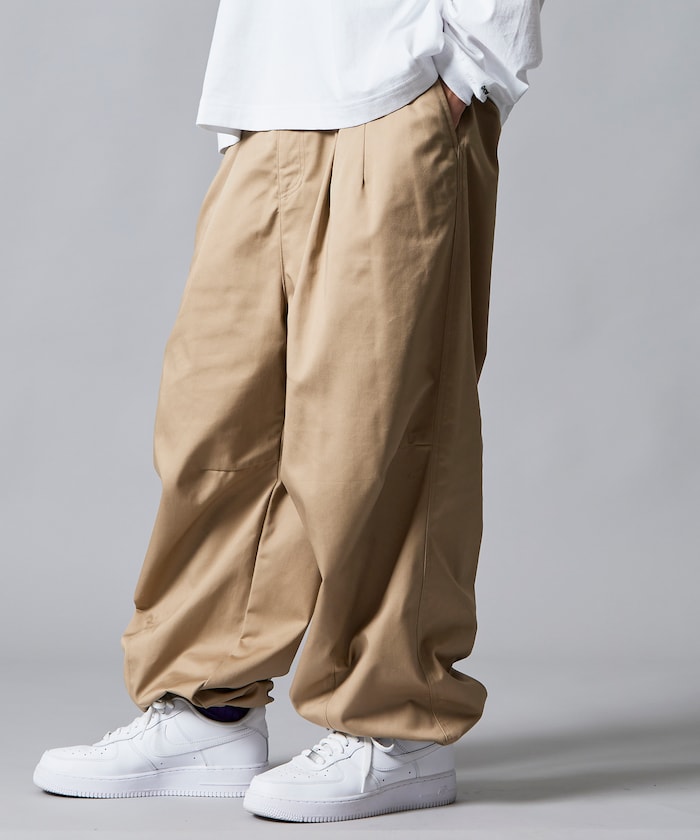 FREAK'S STORE 寬版復古百搭工裝褲