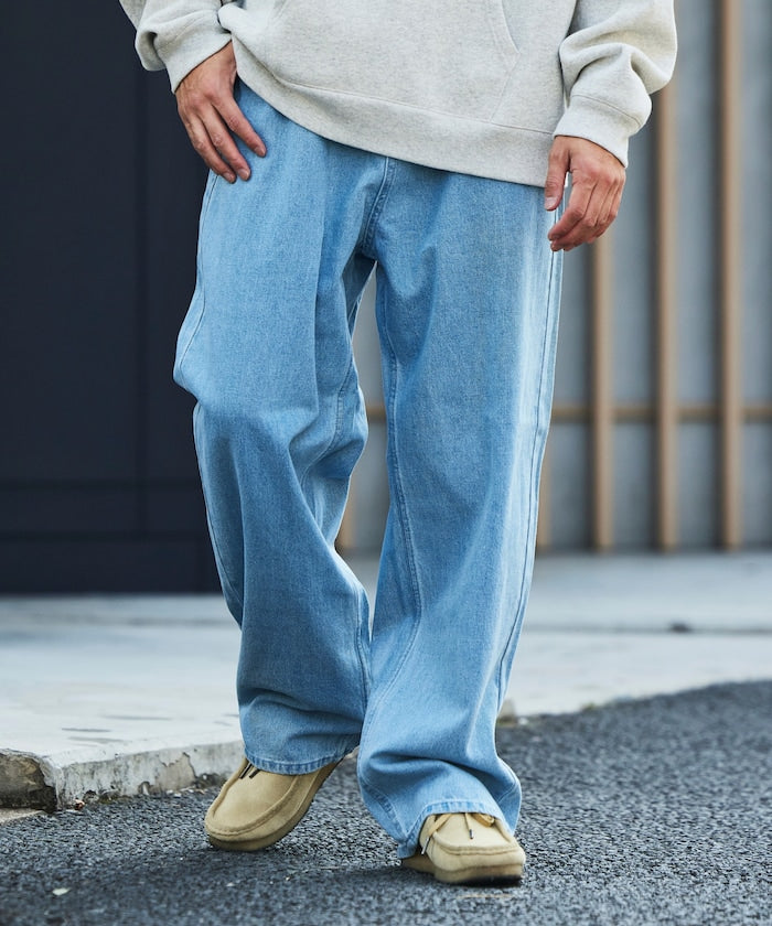 FREAK'S STORE Wide Straight Denim pants 寬版直筒牛仔褲