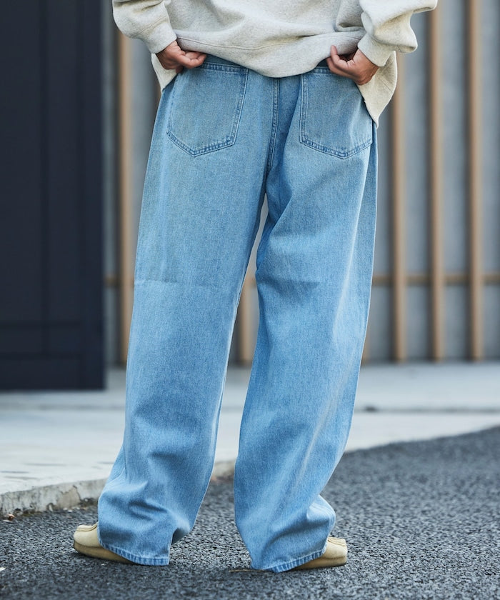 FREAK'S STORE Wide Straight Denim pants 寬版直筒牛仔褲