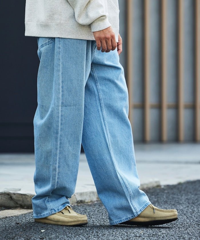 FREAK'S STORE Wide Straight Denim pants 寬版直筒牛仔褲