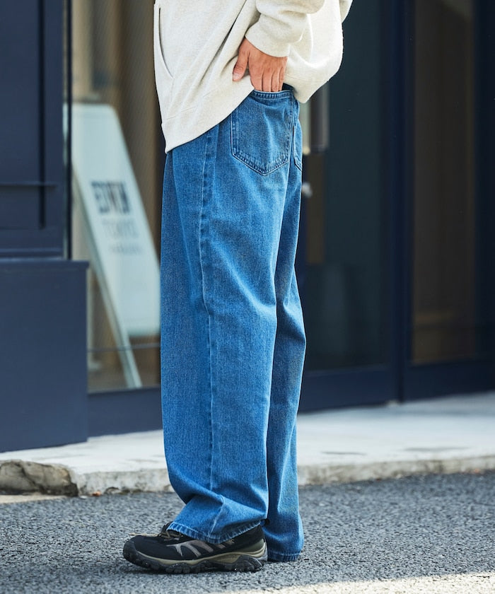FREAK'S STORE Wide Straight Denim pants 寬版直筒牛仔褲