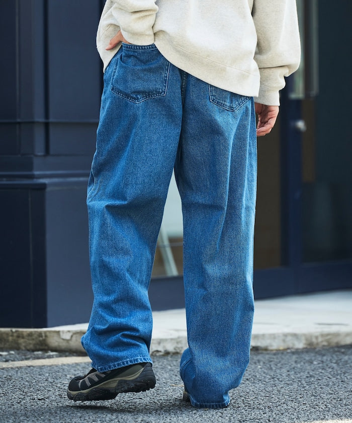 FREAK'S STORE Wide Straight Denim pants 寬版直筒牛仔褲