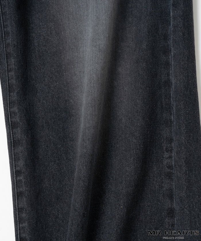MR HEARTS VINTAGE WASH WIDE STRAIGHT DENIM 復古水洗牛仔褲