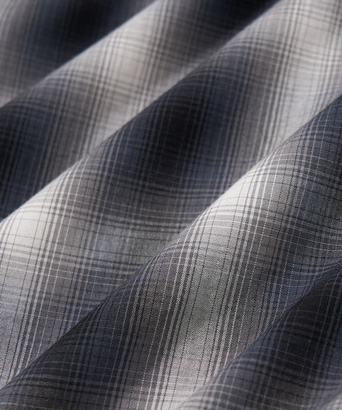 FREAK'S STORE NEW LOOSE FIT OMBRE CHECK SHIRT SS 短袖格紋襯衫