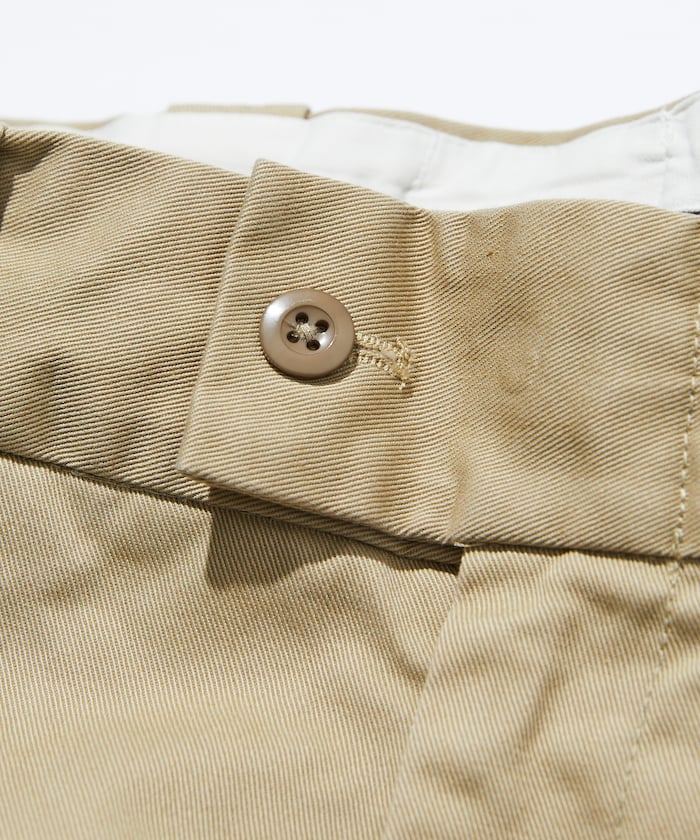 CAHLUMN TC Twill 1 Tuck Pants 斜紋布單摺長褲