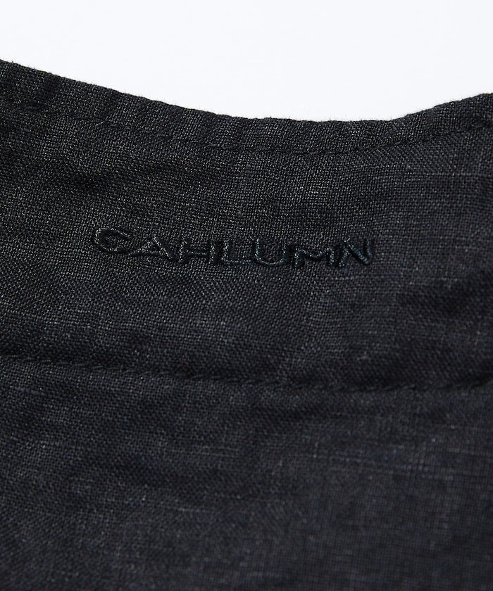 CAHLUMN Linen Baseball Shirt 亞麻短袖棒球衫