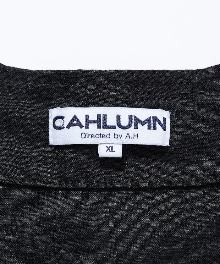 CAHLUMN Linen Baseball Shirt 亞麻短袖棒球衫