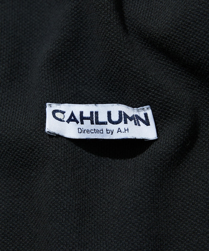 CAHLUMN Over dye Polo Shirt 品牌標誌POLO衫