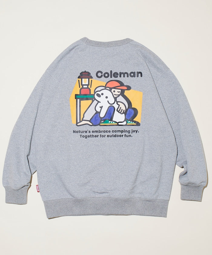Coleman × Matsui × FREAK'S STORE 聯名款限定圓領大學T-Matsui Hug