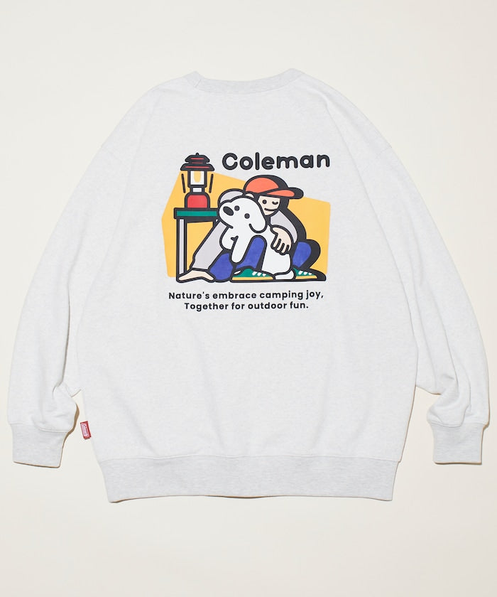 Coleman × Matsui × FREAK'S STORE 聯名款限定圓領大學T-Matsui Hug