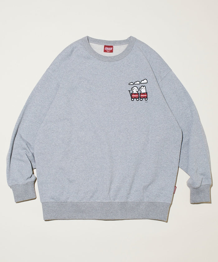 特價 Coleman ×Matsui × FREAK'S STORE 聯名露營主題圓領大學T-matsui camp