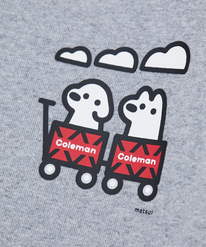 特價 Coleman ×Matsui × FREAK'S STORE 聯名露營主題圓領大學T-matsui camp