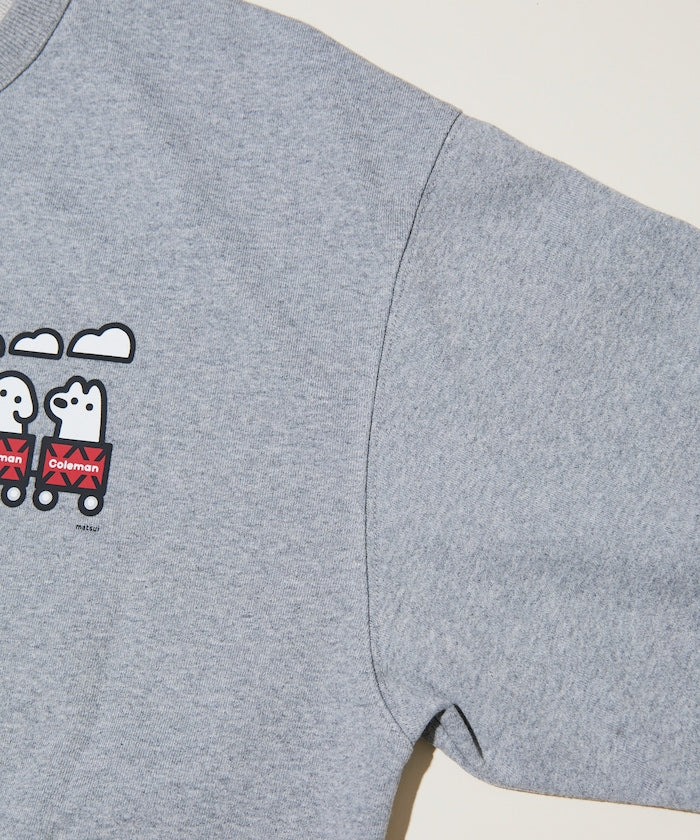 特價 Coleman ×Matsui × FREAK'S STORE 聯名露營主題圓領大學T-matsui camp