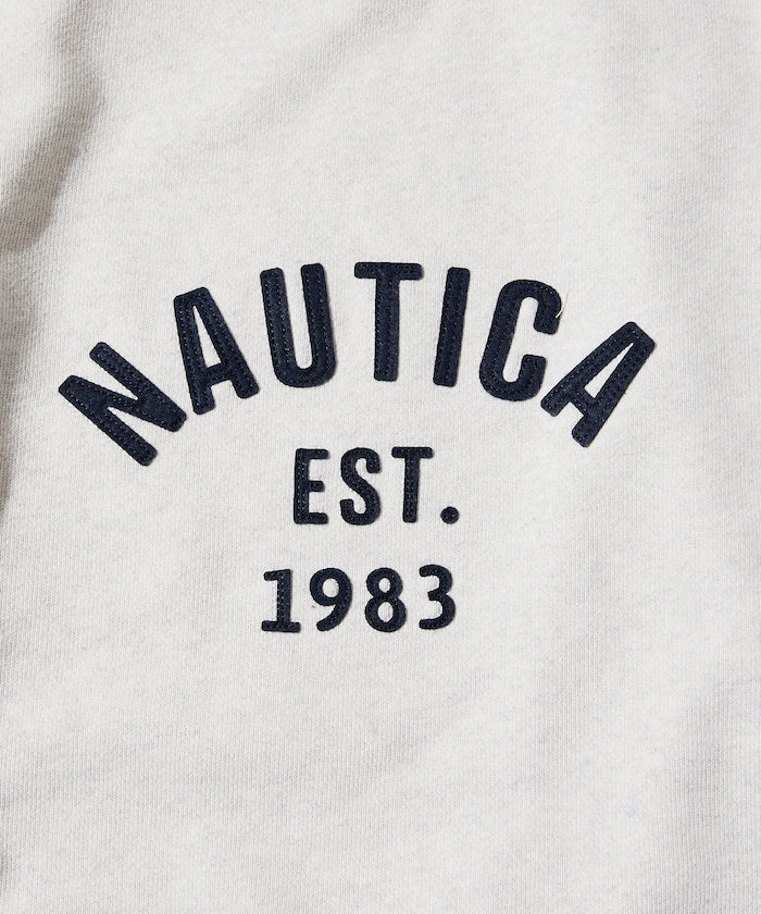特價 NAUTICA 字母Logo 圓領大學T Felt Patch Arch Logo Crewneck Sweatshirt