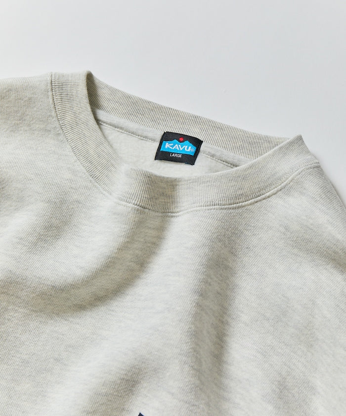 特價 KAVU×FREAK'S STORE 限量寬版圓領抽繩大學T