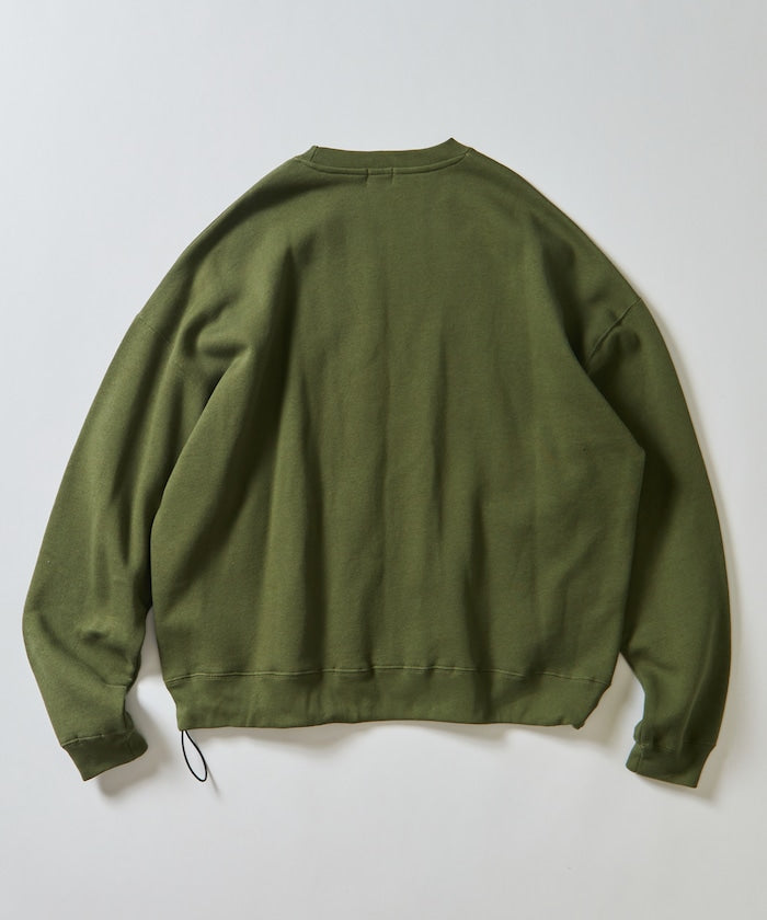 特價 KAVU×FREAK'S STORE 限量寬版圓領抽繩大學T