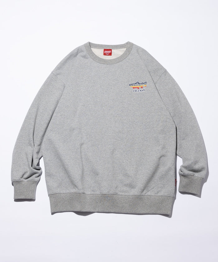 Coleman 獨家設計釣具主題圓領大學T