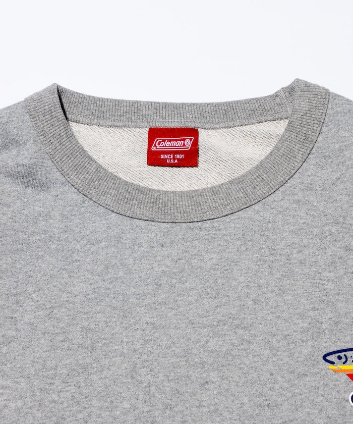 Coleman 獨家設計釣具主題圓領大學T