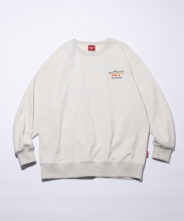 Coleman 獨家設計釣具主題圓領大學T