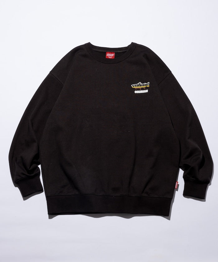 Coleman 獨家設計釣具主題圓領大學T