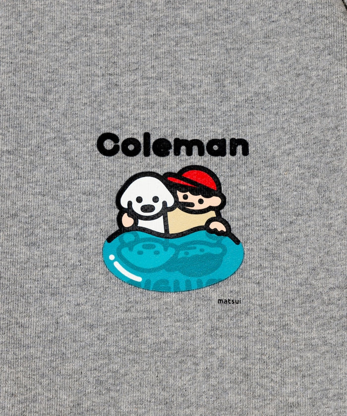 Coleman × Matsui × FREAK'S STORE 聯名款限定圓領大學T-Lake Side Camp
