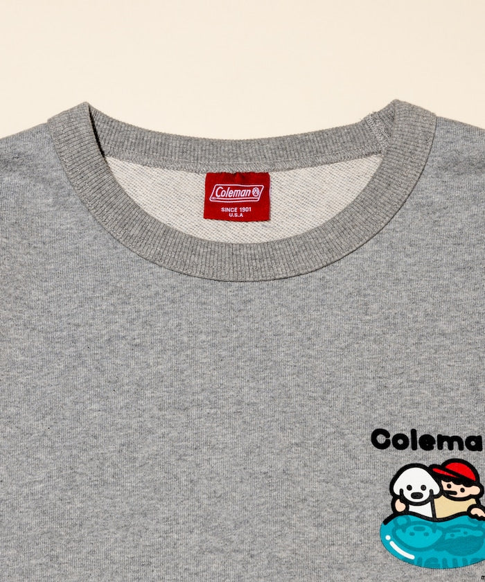 Coleman × Matsui × FREAK'S STORE 聯名款限定圓領大學T-Lake Side Camp