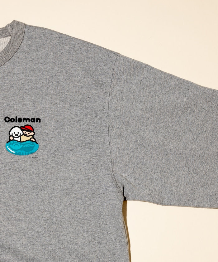 Coleman × Matsui × FREAK'S STORE 聯名款限定圓領大學T-Lake Side Camp