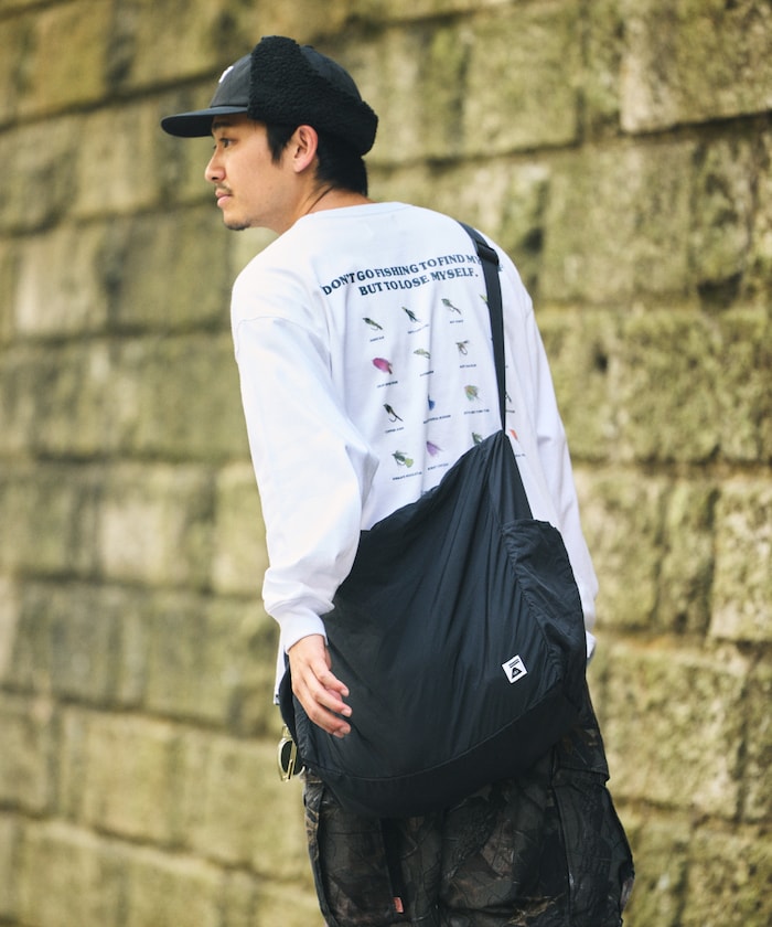 POLeR PACKABLE SHOULDER BAG 獨家設計可折疊收納肩背包