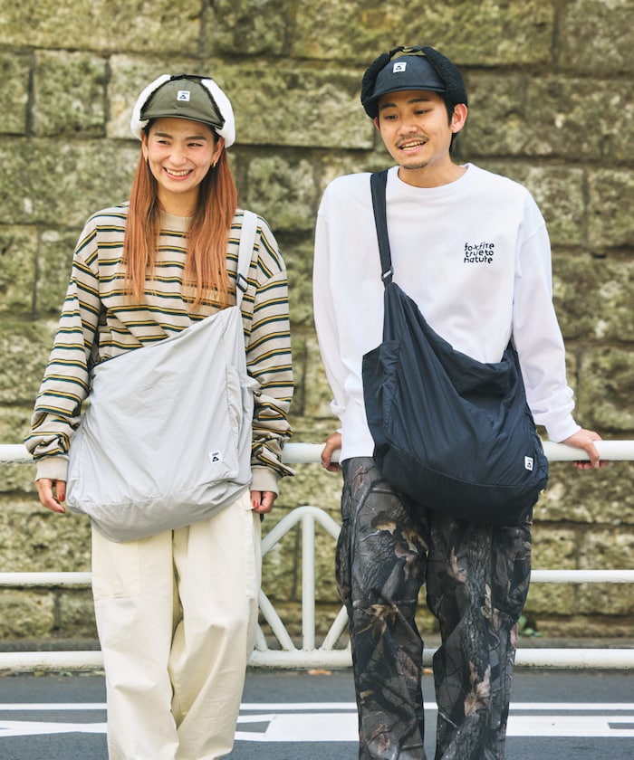 POLeR PACKABLE SHOULDER BAG 獨家設計可折疊收納肩背包