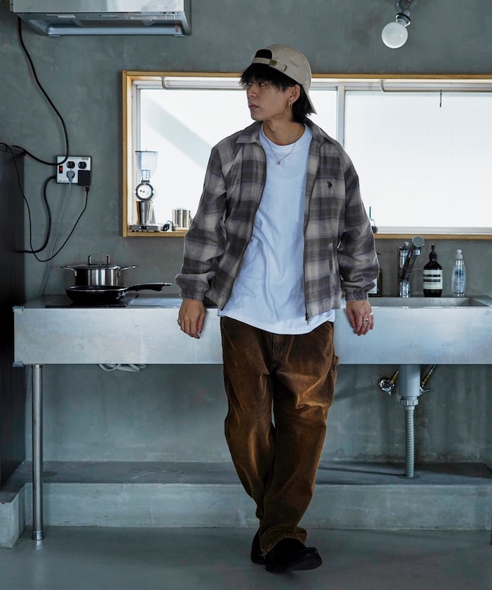 U.S. POLO ASSN. X PUBLUX 獨家設計燈芯絨雙拉鍊刺繡Logo外套