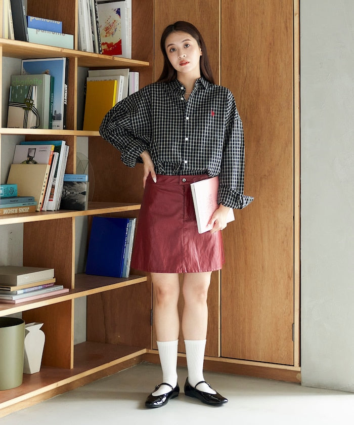 U.S. POLO ASSN. X PUBLUX 獨家設計刺繡Logo格紋襯衫