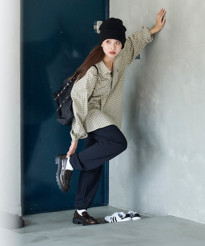 U.S. POLO ASSN. X PUBLUX 獨家設計刺繡Logo格紋襯衫