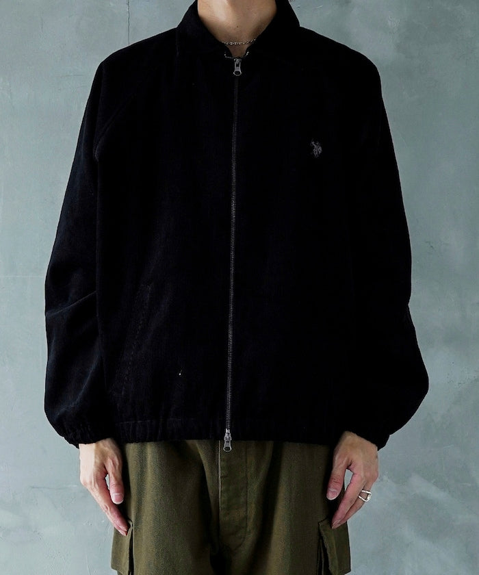 U.S. POLO ASSN. X PUBLUX 獨家設計燈芯絨雙拉鍊刺繡Logo外套