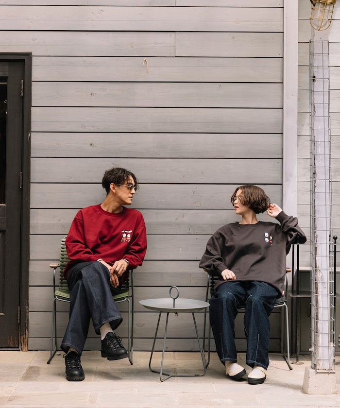 特價 Coleman ×Matsui × FREAK'S STORE 聯名露營主題圓領大學T-matsui camp