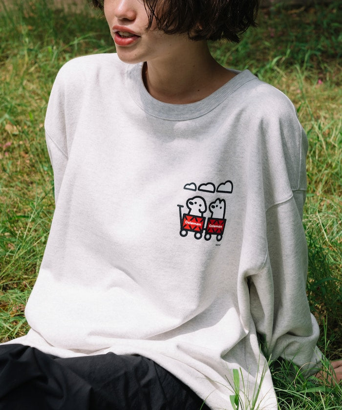 特價 Coleman ×Matsui × FREAK'S STORE 聯名露營主題圓領大學T-matsui camp