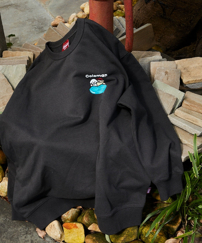 Coleman × Matsui × FREAK'S STORE 聯名款限定圓領大學T-Lake Side Camp