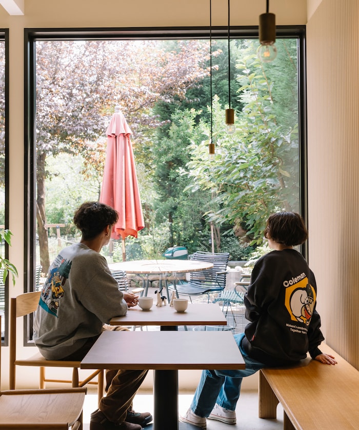 Coleman × Matsui × FREAK'S STORE 聯名款限定圓領大學T-Lake Side Camp