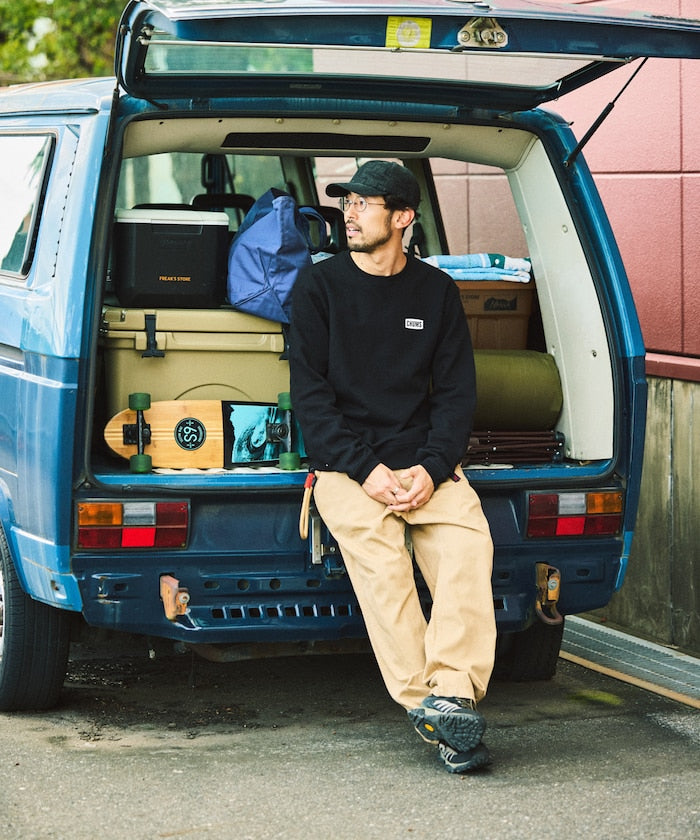 CHUMS×FREAK'S STORE 聯名歷史系列背印圓領大學T