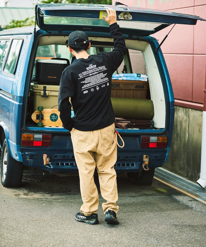 CHUMS×FREAK'S STORE 聯名歷史系列背印圓領大學T