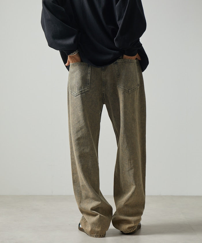 FREAK'S STORE Wide Straight Denim pants 寬版直筒牛仔褲