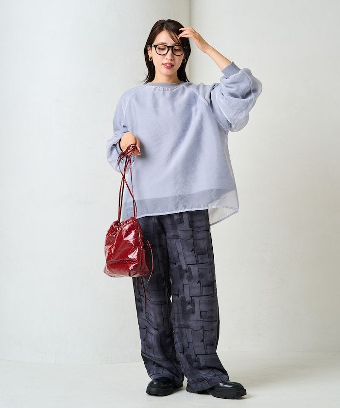 特價 FREAK'S STORE 拼接歐根紗休閒上衣