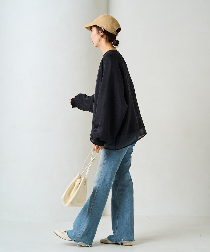 特價 FREAK'S STORE 拼接歐根紗休閒上衣