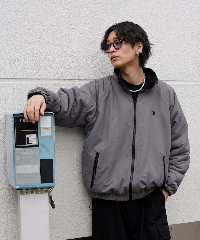 U.S. POLO ASSN. X PUBLUX 獨家設計雙面穿尼龍裡毛夾克外套