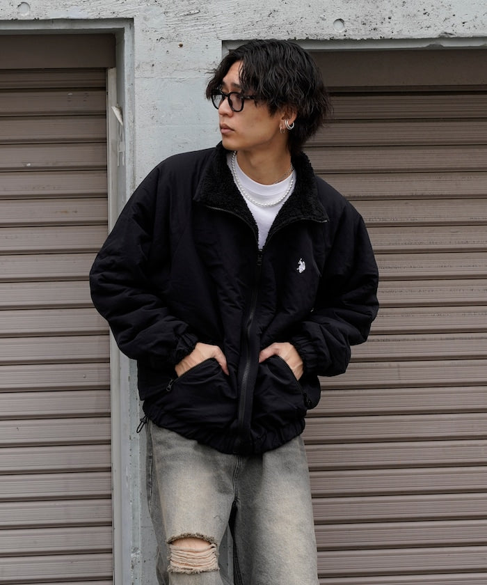 U.S. POLO ASSN. X PUBLUX 獨家設計雙面穿尼龍裡毛夾克外套