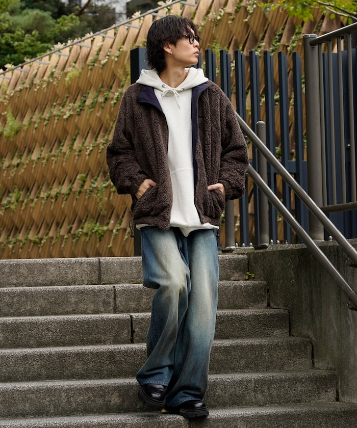 U.S. POLO ASSN. X PUBLUX 獨家設計雙面穿尼龍裡毛夾克外套