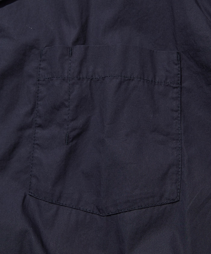 CAHLUMN Magazine Pocket Broadcloth Open Collar Shirt口袋寬版開領襯衫